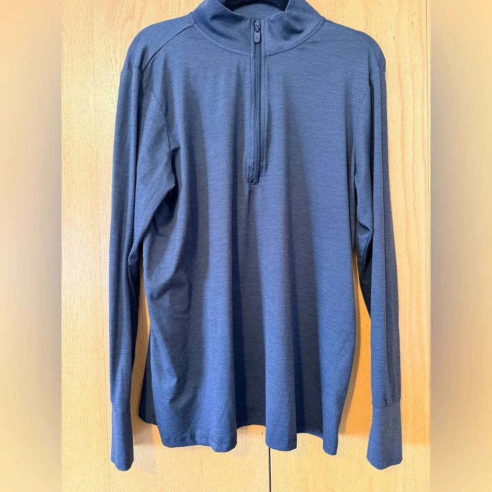 Torrid Active Charcoal Quarter-Zip Pullover - Picture 5 of 8